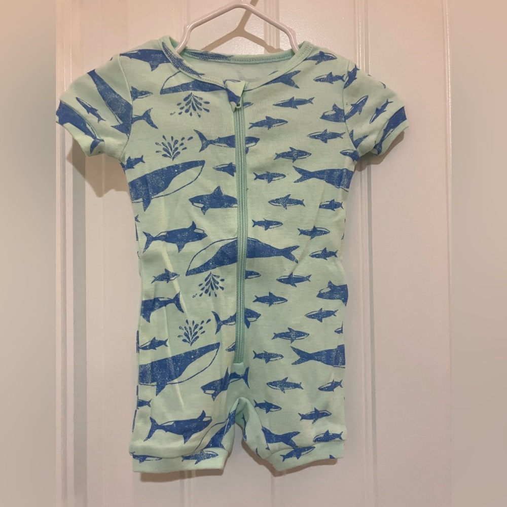 4/$20 Joe Fresh shark baby romper